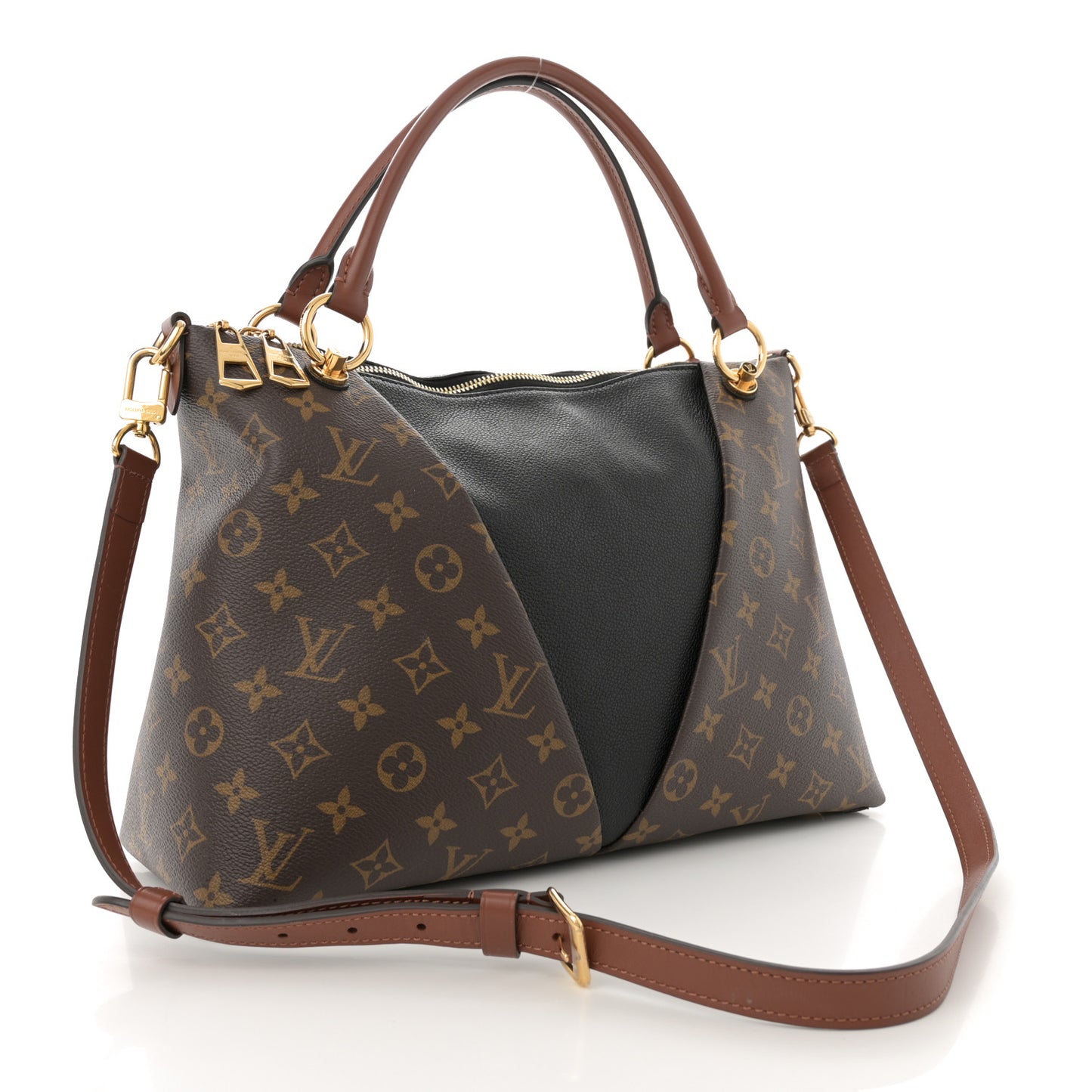 Monogram V Tote MM Black