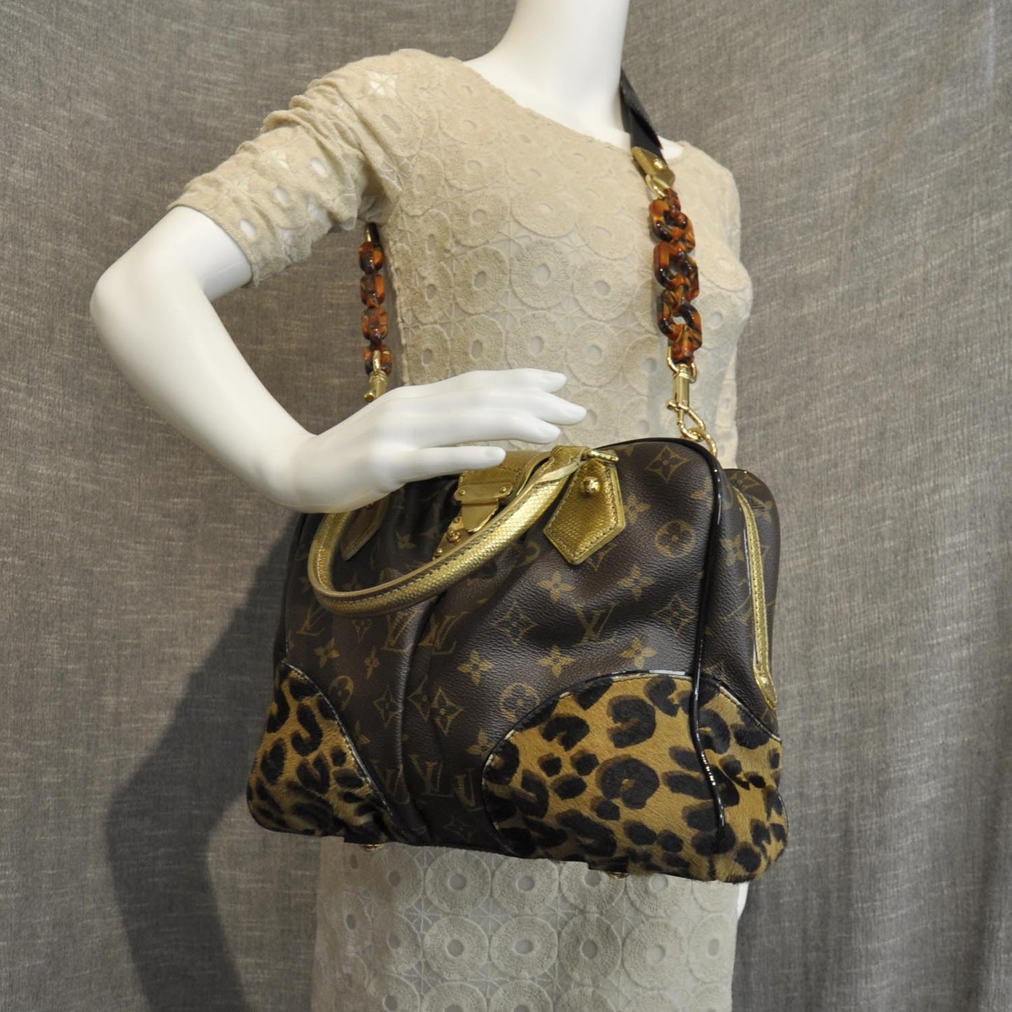Monogram Leopard Adele