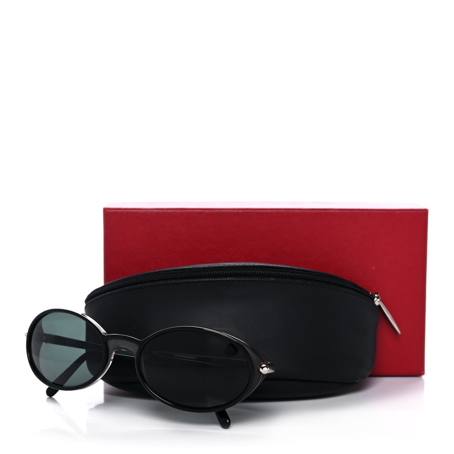 Aspen Oval Sunglasses Black
