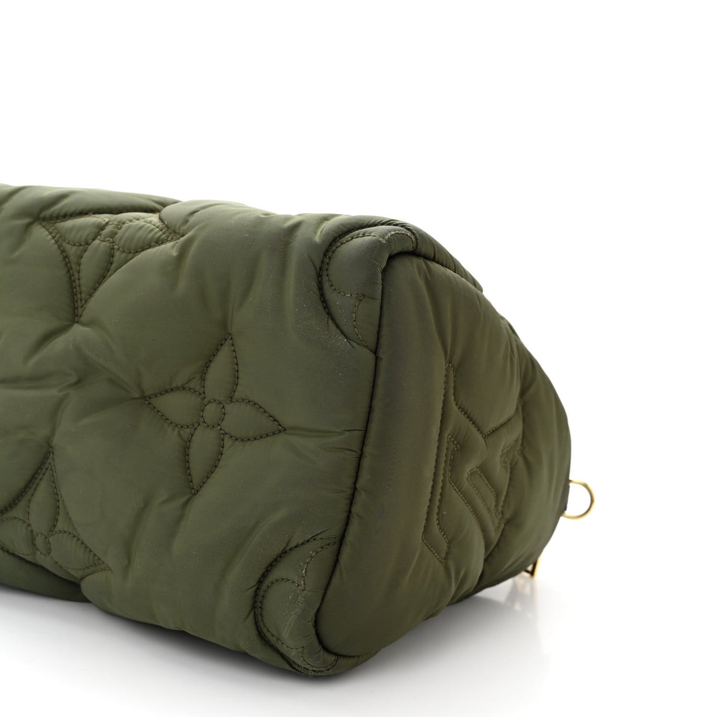 Econyl Mini Monogram Pillow Speedy Bandouliere 25 Khaki