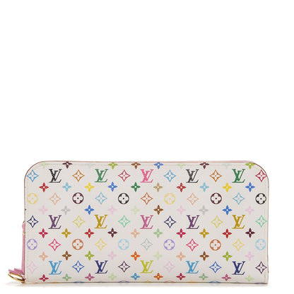 Louis Vuitton Monogram Multicolor Insolite Wallet White Litchi 1 of 6