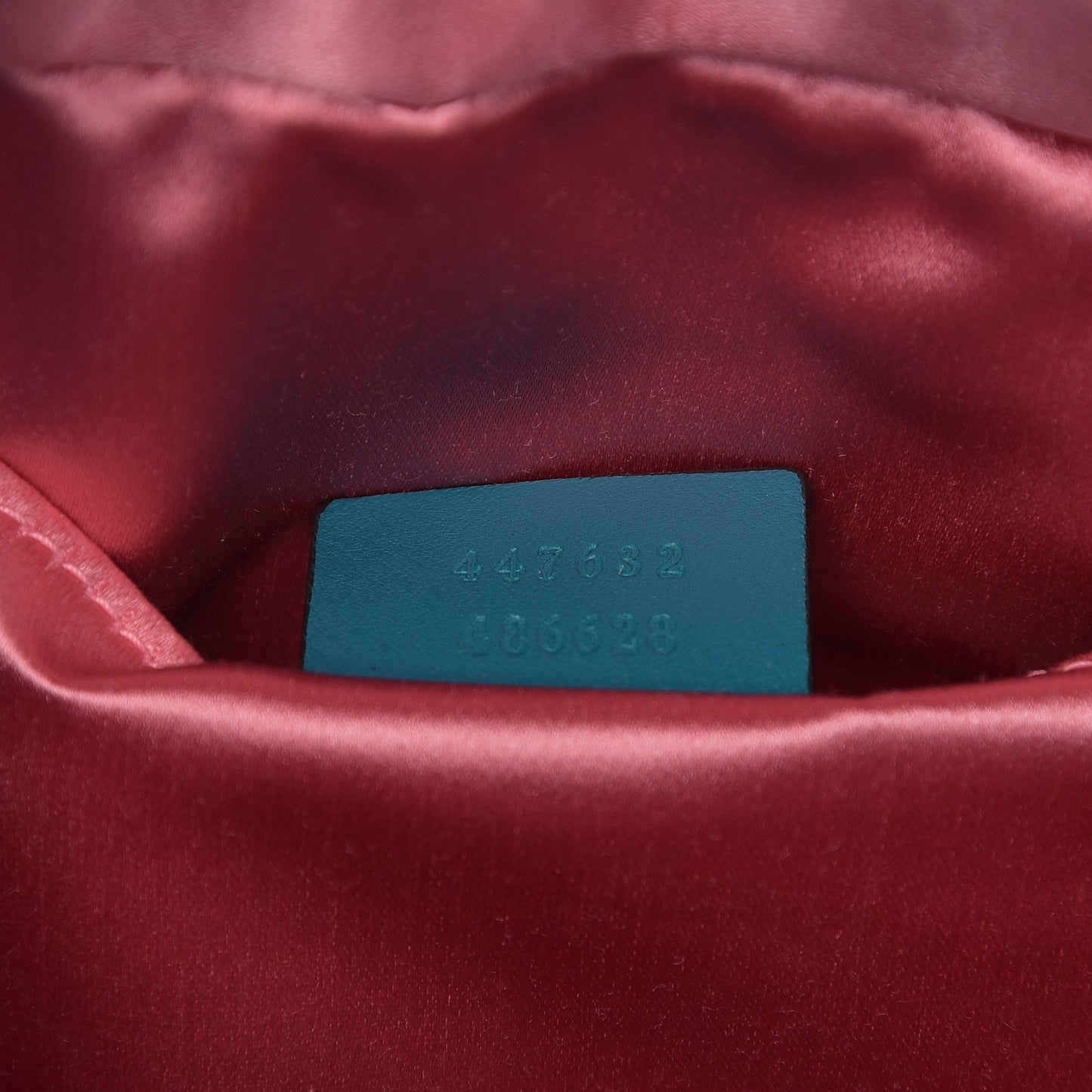 Velvet Matelasse Small GG Marmont Chain Shoulder Bag Pavone Cyan