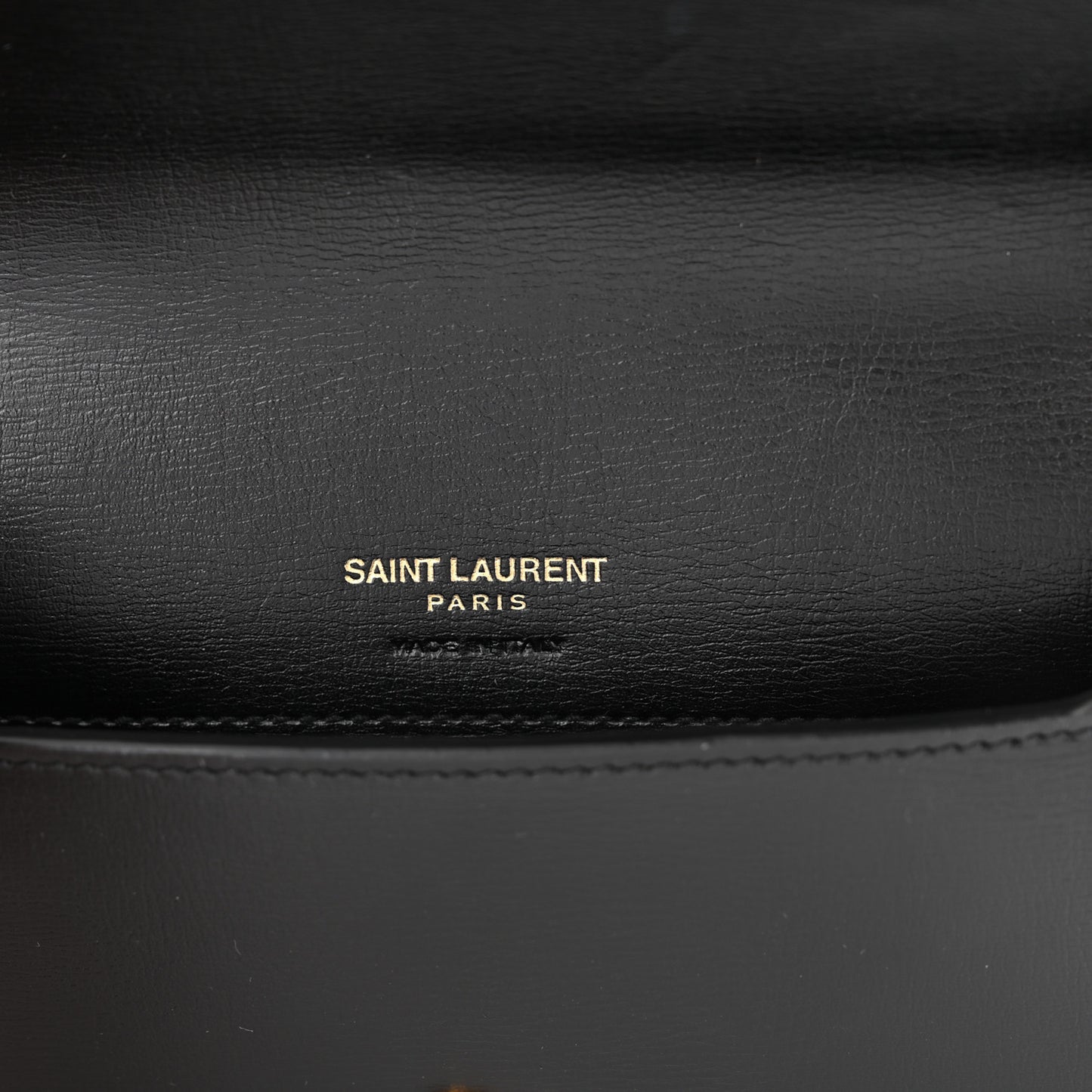 Smooth Calfskin Monogram Phone Holder Crossbody Black