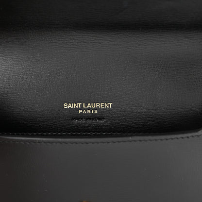 Saint Laurent Smooth Calfskin Monogram Phone Holder Crossbody Black 6 of 11