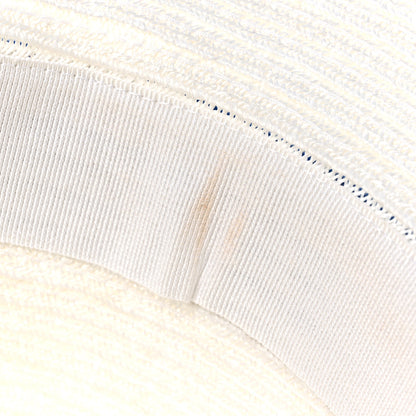 Christian Dior Straw Dioresort Bucket Hat 58 White Blue 9 of 9