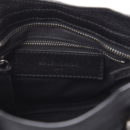 Balenciaga Chevre Silver Metallic Edge Hardware Mini City Black 6 of 10