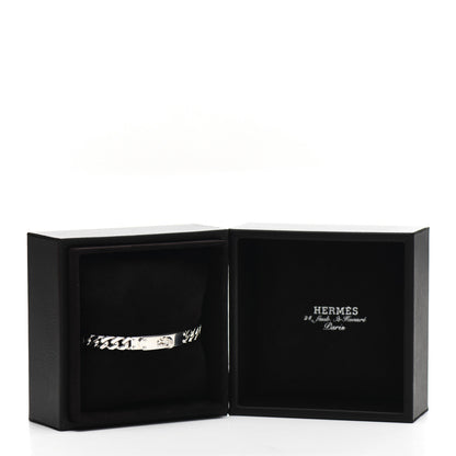 Hermes Sterling Silver TPM Kelly Gourmette Bracelet SH 4 of 4