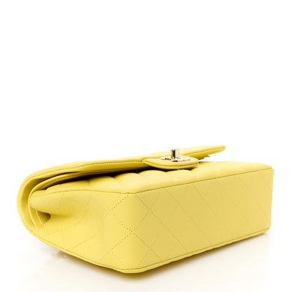 Chanel Caviar Quilted Small Double Flap Light Yellow 4 of 11