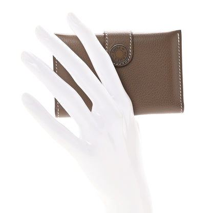 Hermes Evercolor RMS Card Holder Etoupe 2 of 7