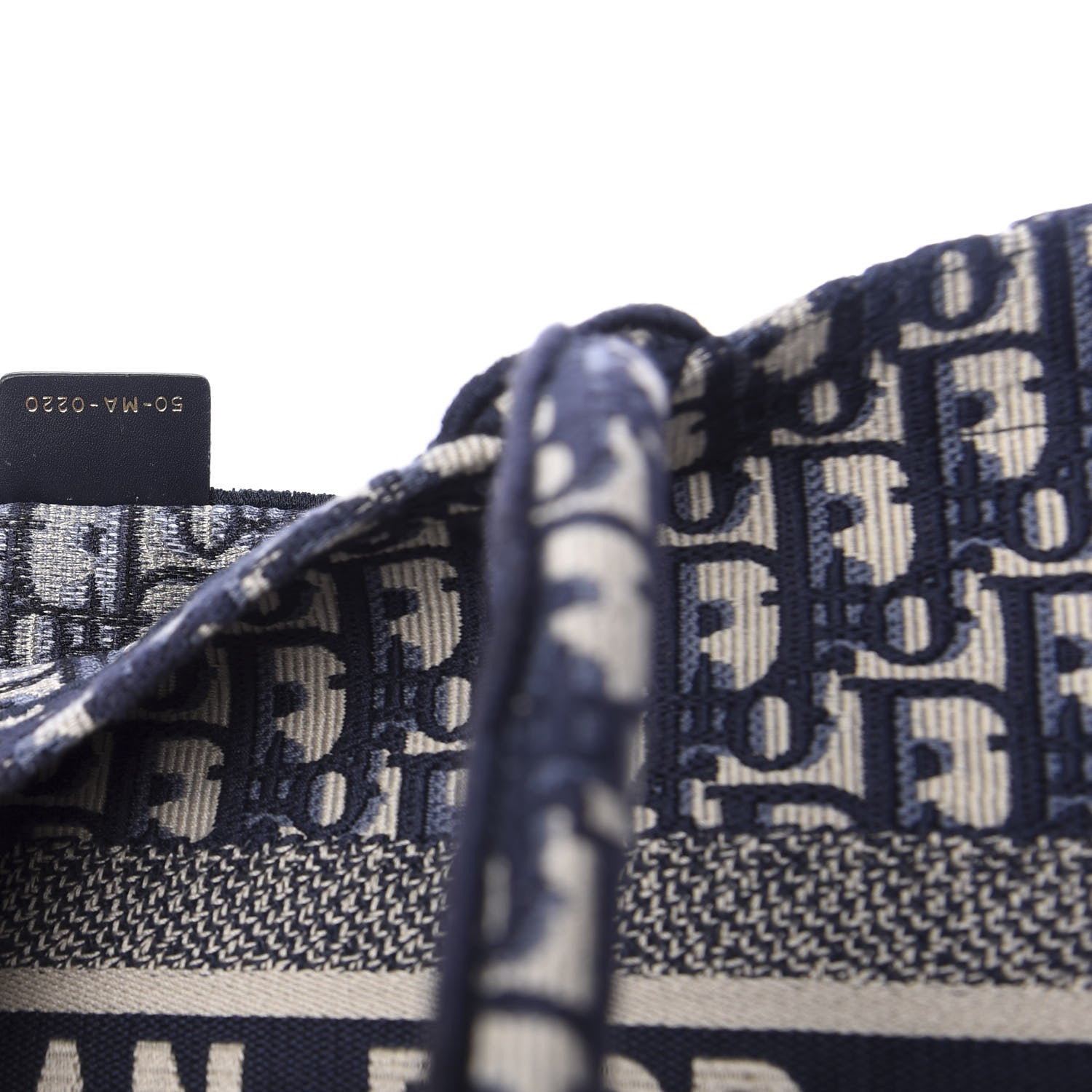 Christian Dior Oblique Medium Book Tote Blue Multicolor 7 of 10