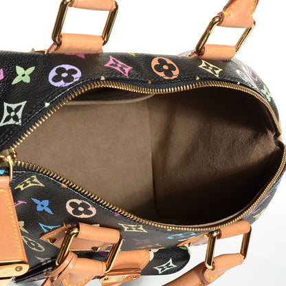 Louis Vuitton Monogram Multicolor Speedy 30 Black 7 of 15