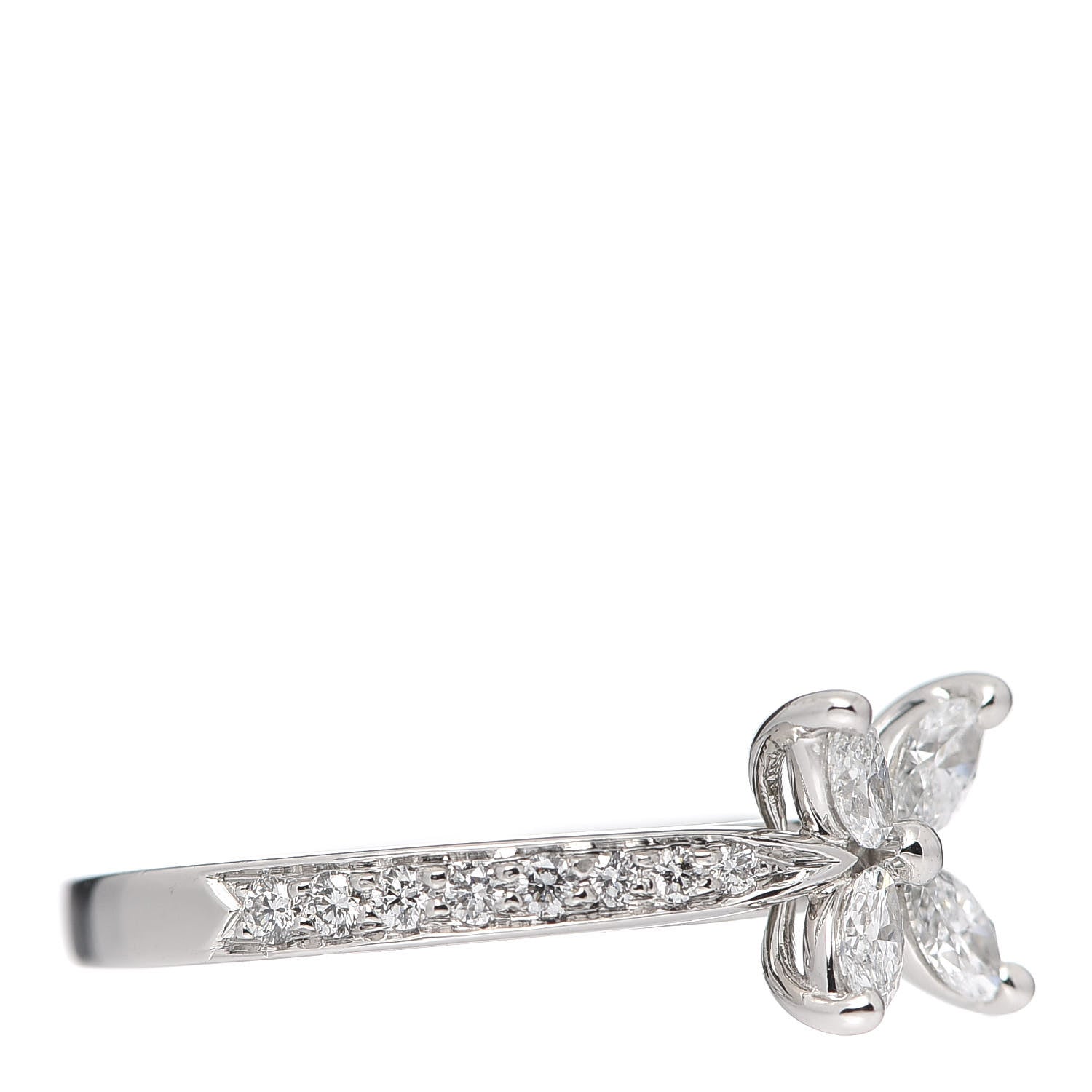 Tiffany Platinum Diamond .44ctw Victoria Ring 47 4 5 of 7