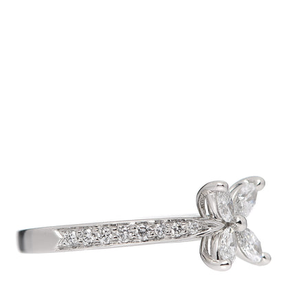 Tiffany Platinum Diamond .44ctw Victoria Ring 47 4 5 of 7