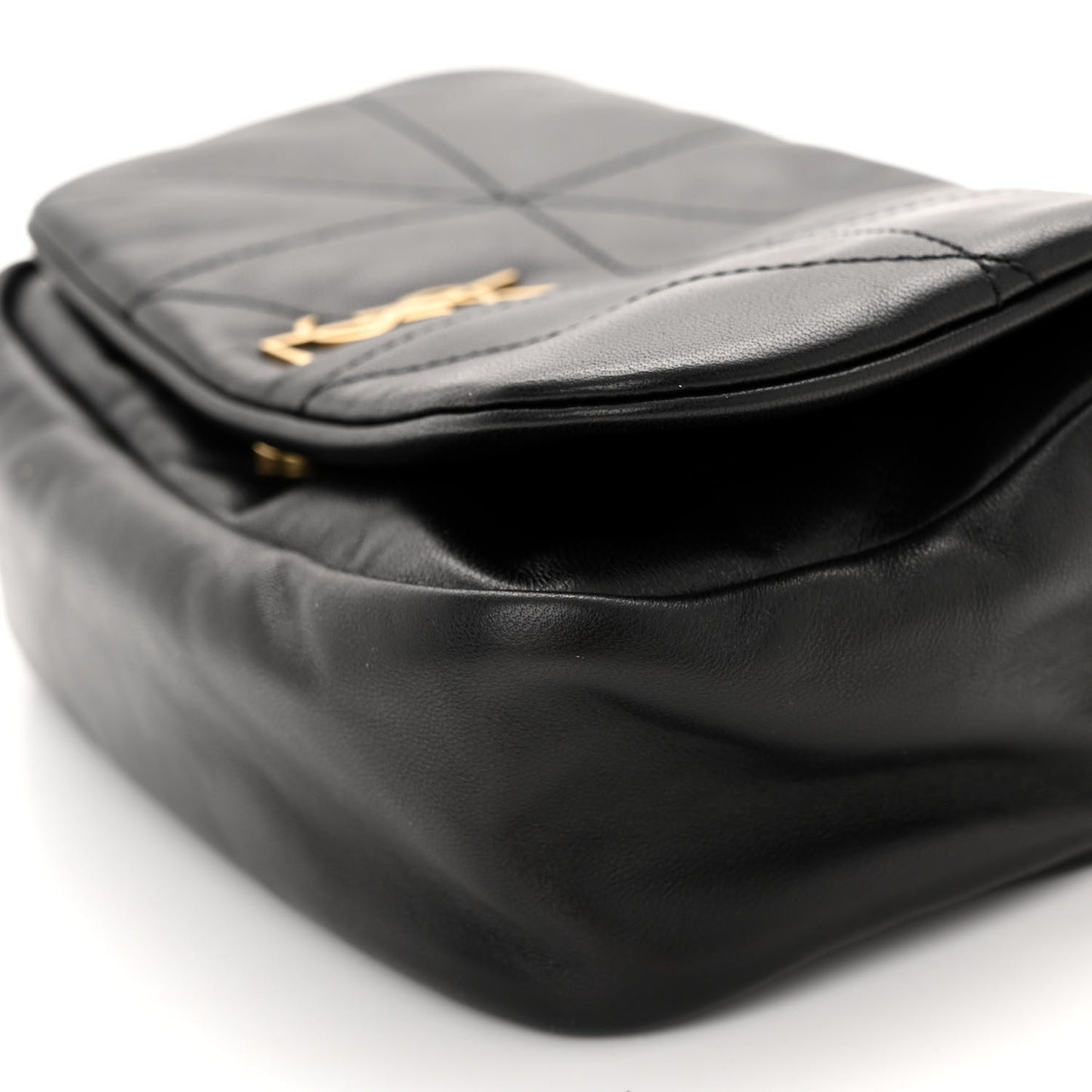 Lambskin Matelasse Monogram Mini Jamie 4.3 Black