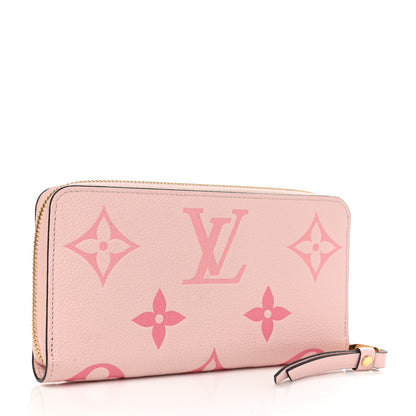 Louis Vuitton Empreinte Monogram Giant By The Pool Zippy Wallet Bouton De Rose 3 of 9