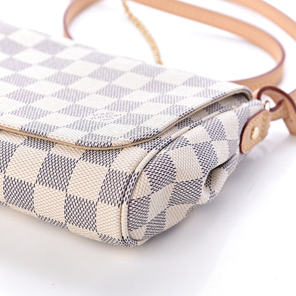 Louis Vuitton Damier Azur Favorite MM 8 of 9