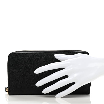 Louis Vuitton Empreinte Zippy Wallet Black 2 of 6
