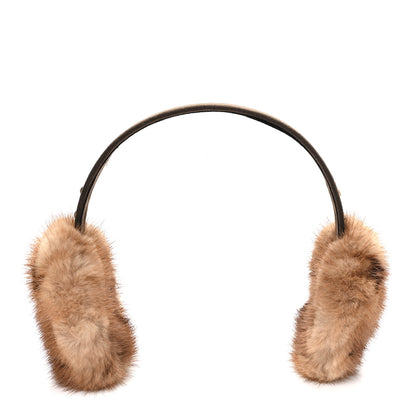 Louis Vuitton Mink Monogram Earmuffs Brown 1 of 5