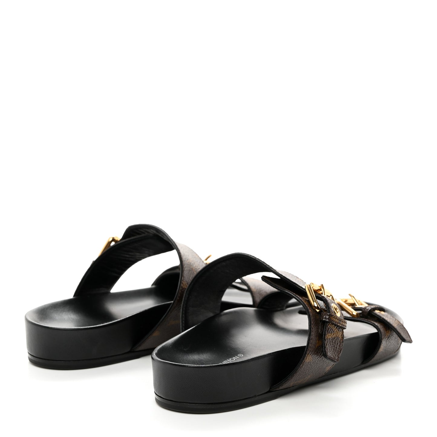 Monogram Bom Dia Mule Sandals 40 Black