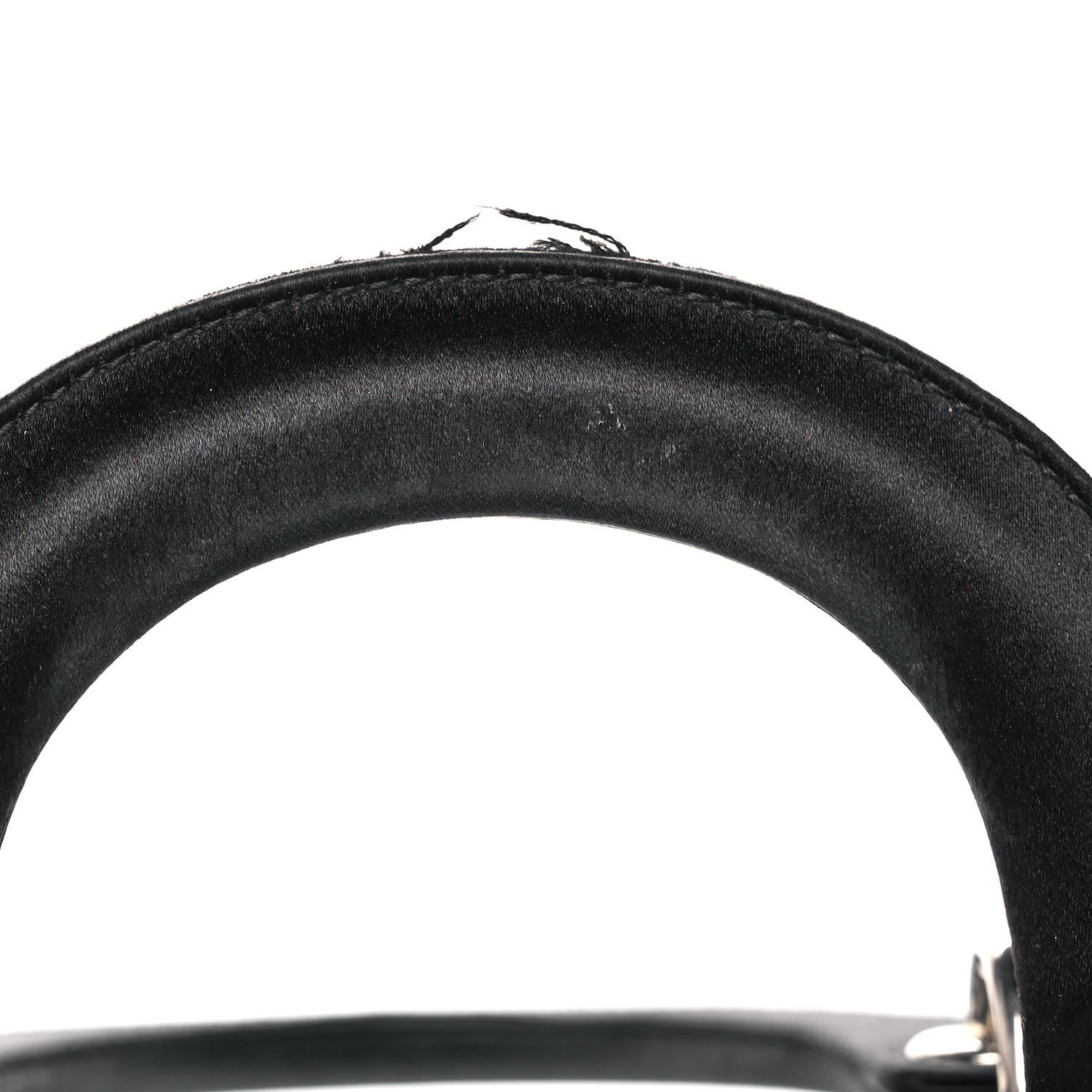 Christian Dior Satin Crystal Cannage Mini Lady Dior Black 12 of 13