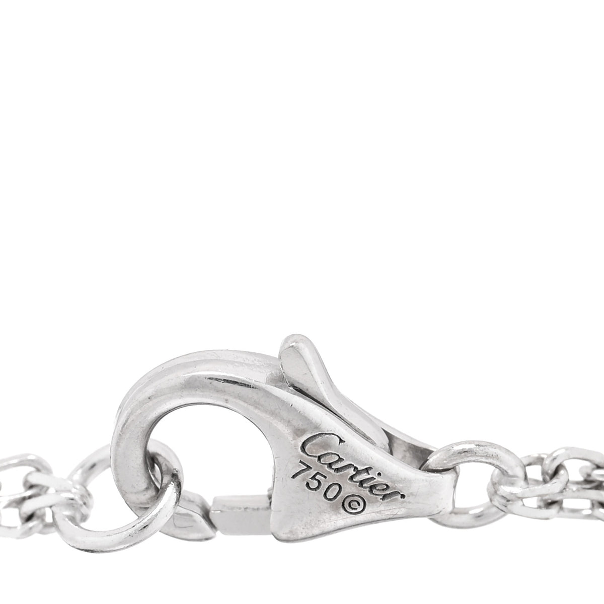 Cartier 18K White Gold Diamond LOVE Bracelet 3 of 3