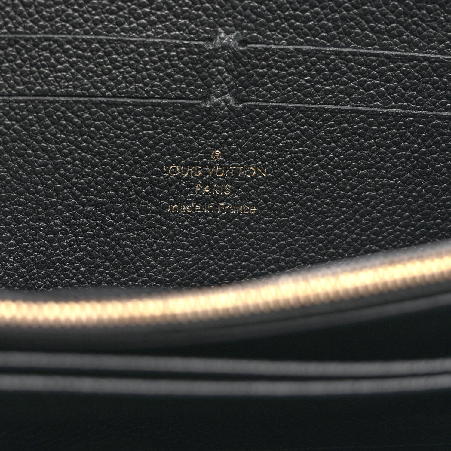 Louis Vuitton Empreinte Zippy Wallet Black 6 of 9