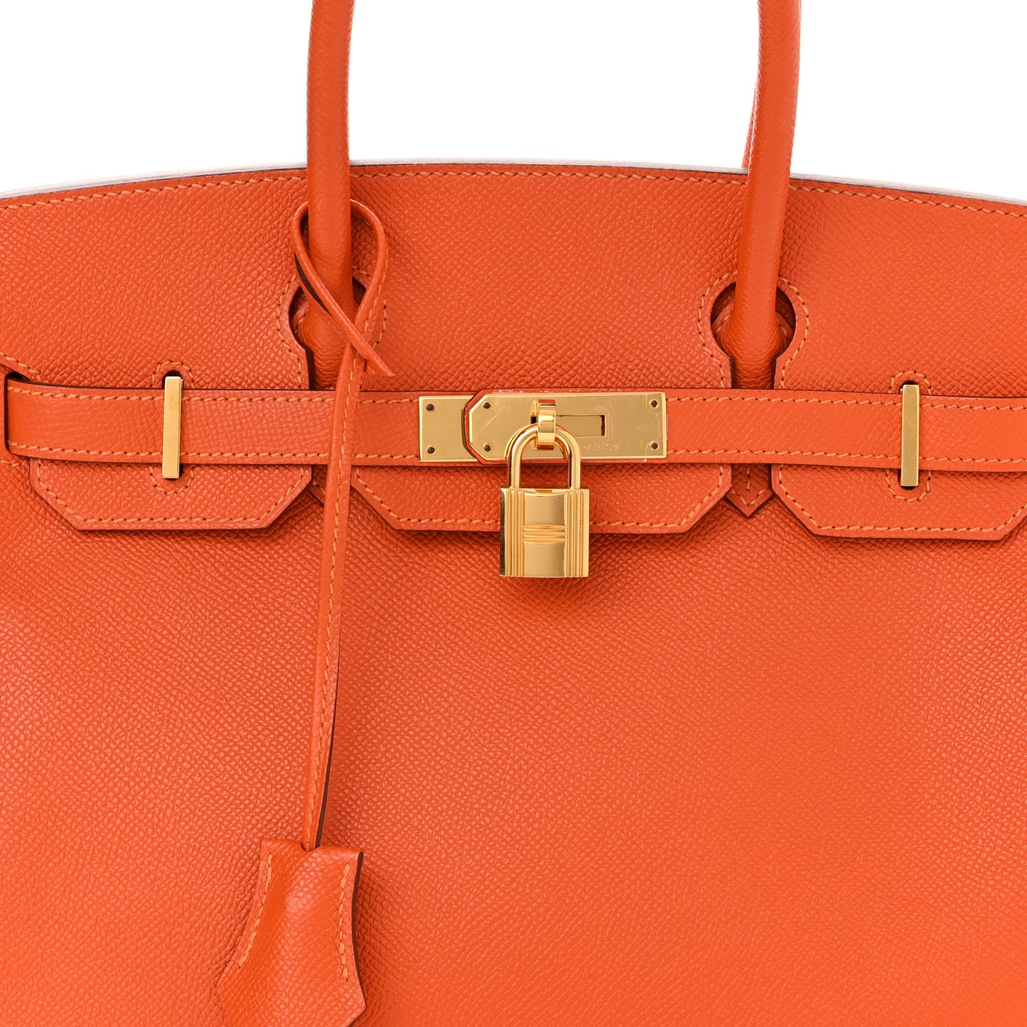 Epsom Birkin 30 Orange