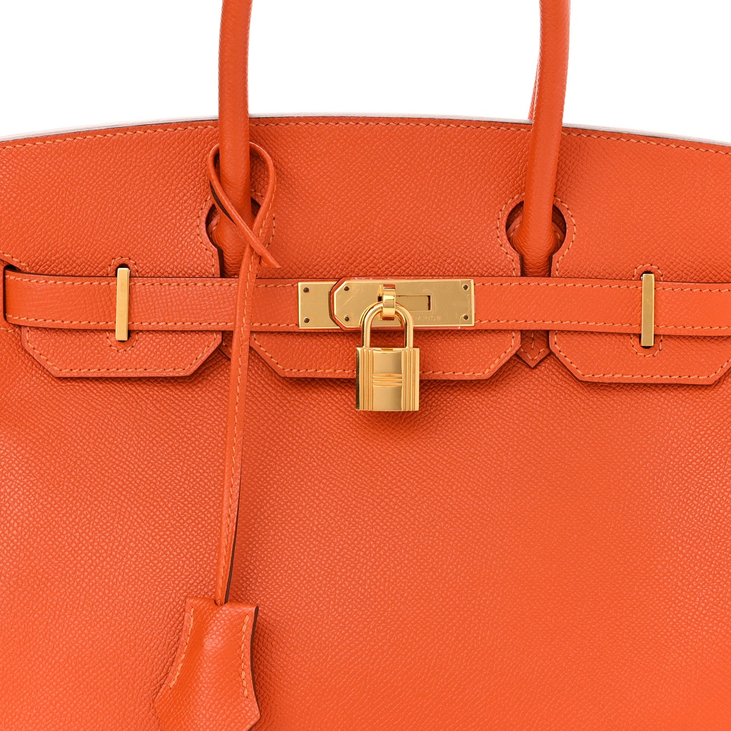 Hermes Epsom Birkin 30 Orange 8 of 11