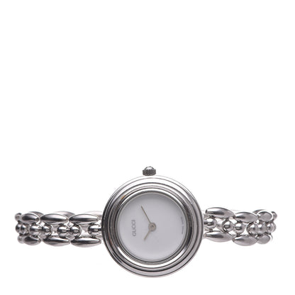 Gucci Stainless Steel 26mm Rice Link Interchangeable Bezel Quartz Watch 3 of 7