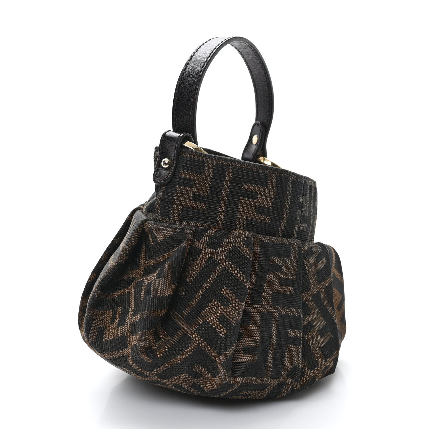 Fendi Zucca Mini Chef Hobo Tobacco 3 of 13