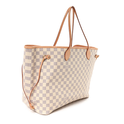 Louis Vuitton Damier Azur Neo Neverfull GM Rose Ballerine 4 of 13