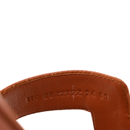 Hermes Epsom Oran Sandals 36 Orange Canyon 9 of 10