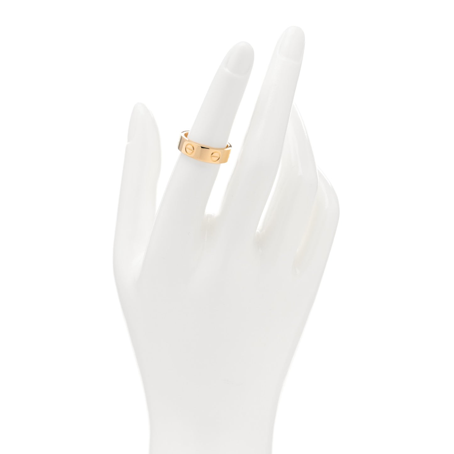 18K Yellow Gold 5.5mm LOVE Ring 52 6