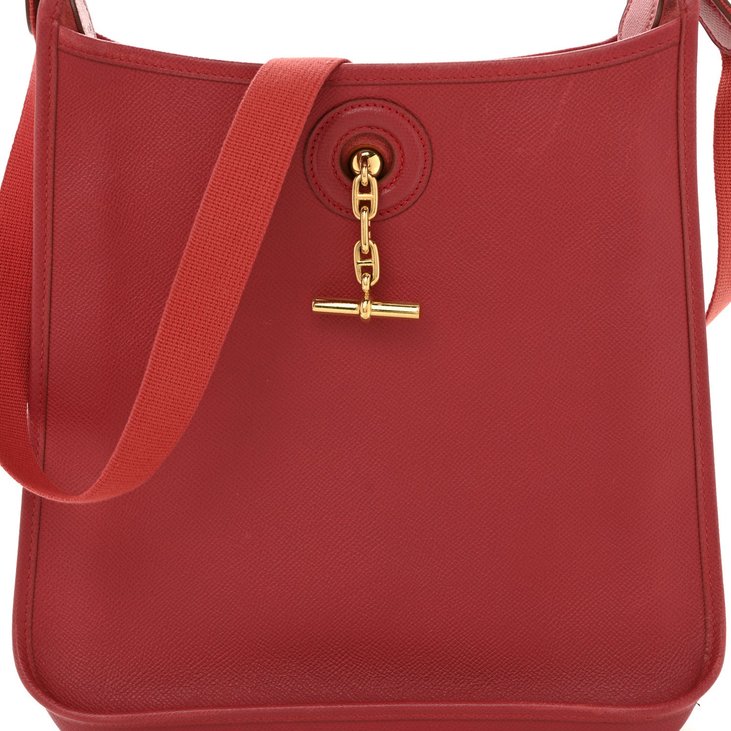 Hermes Courchevel Vespa PM Rouge Vif 8 of 12