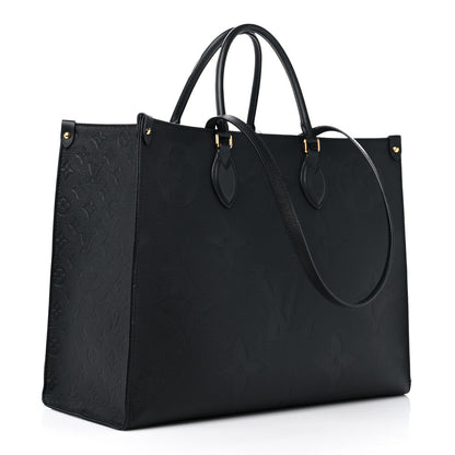 Louis Vuitton Empreinte Monogram Giant Onthego GM Black 3 of 12
