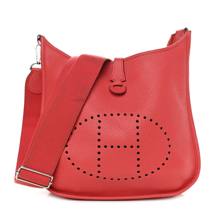 Hermes Taurillon Clemence Evelyne III PM Bougainvillea 1 of 12