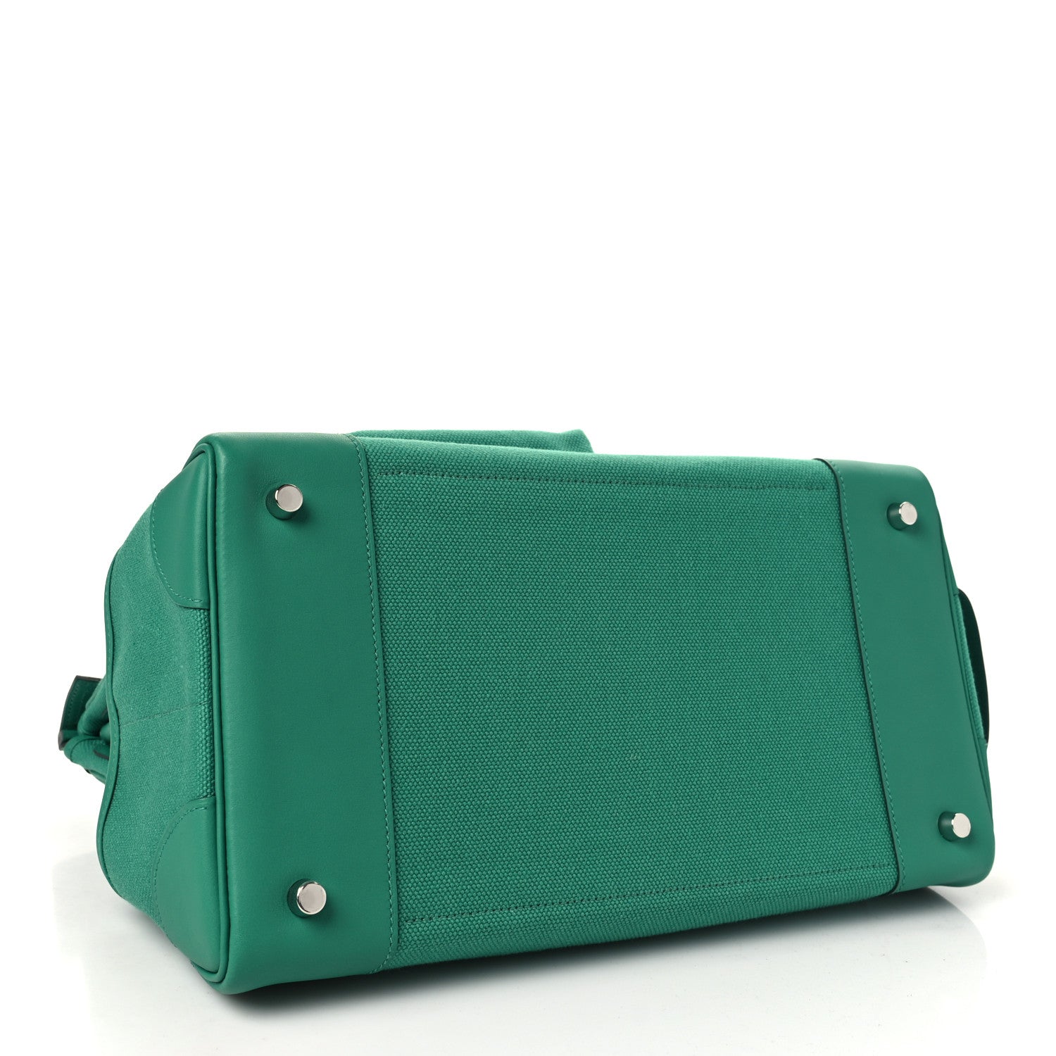 Hermes Toile Goeland Swift Cargo Birkin 35 Vert Vertigo 3 of 10