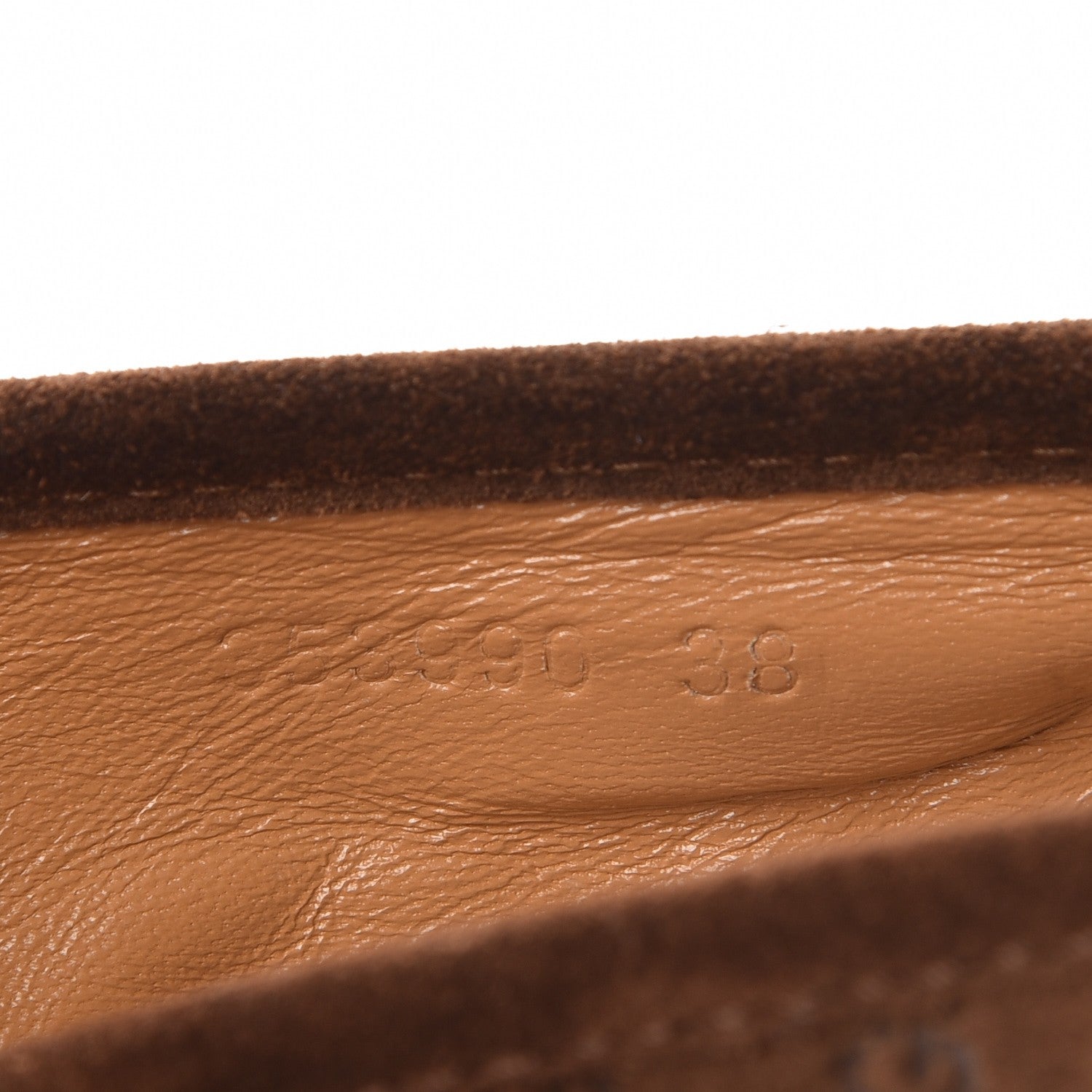 Gucci Suede Guccissima Pilar Espadrille Flats 38 Nut Brown 8 of 10