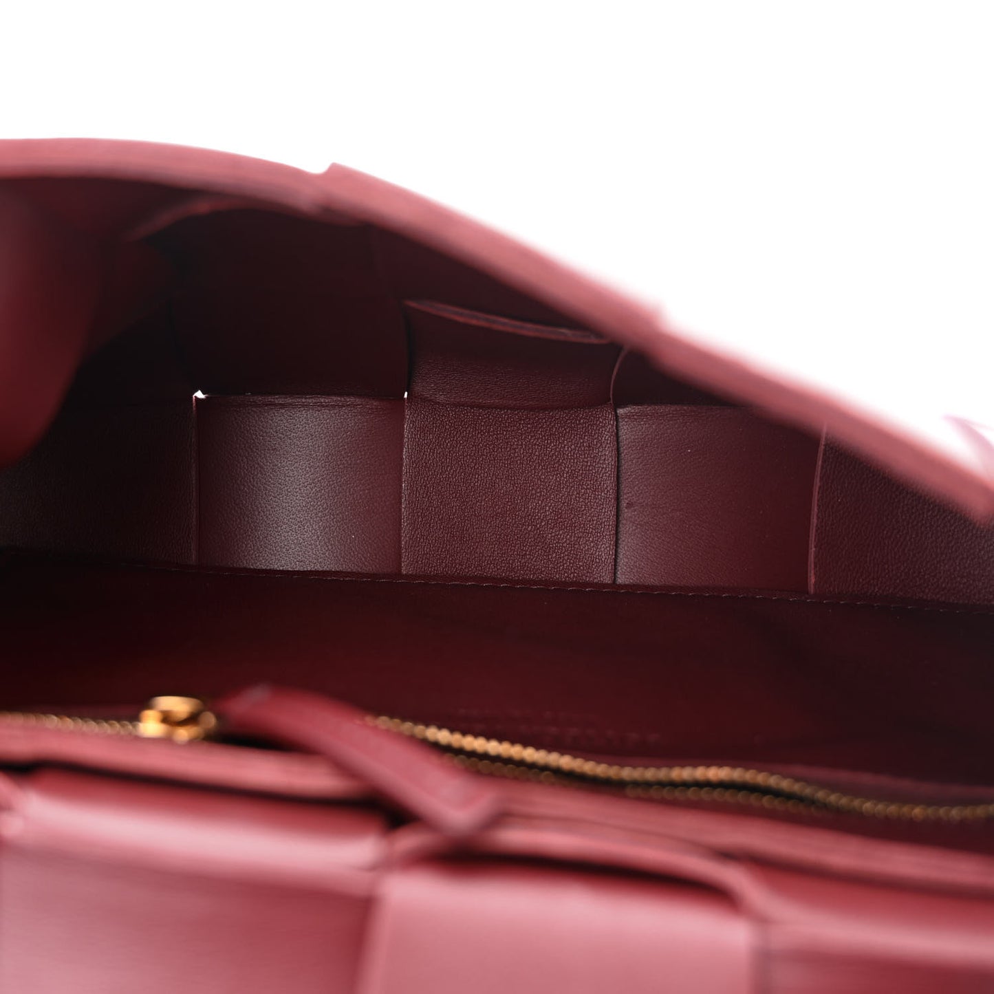 Lambskin Maxi Intrecciato Cassette Crossbody Bag Bordeaux