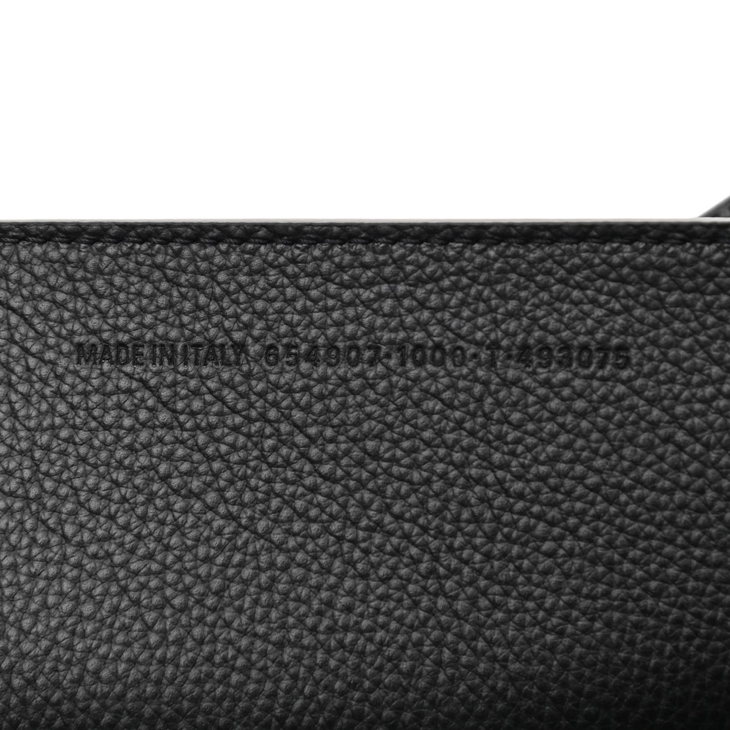 Grained Calfskin Black Hardware Neo Classic City Black