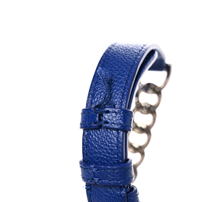 Christian Dior Grained Calfskin Medium Diorama Flap Bag Blue 15 of 18