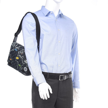 Louis Vuitton Damier Graphite World Map District PM 2 of 11