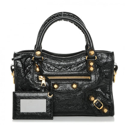 Balenciaga Agneau Giant 12 Gold Hardware Mini City Black 1 of 6