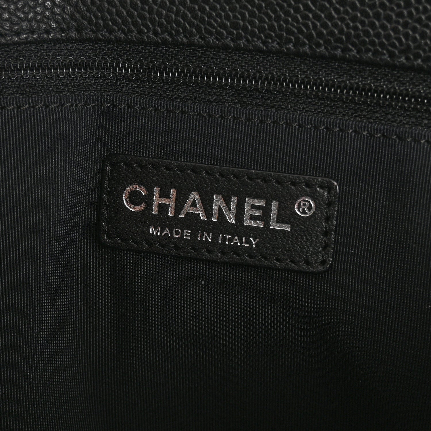Chanel Caviar Quilted Grand Shopping Tote GST Black 6 of 11