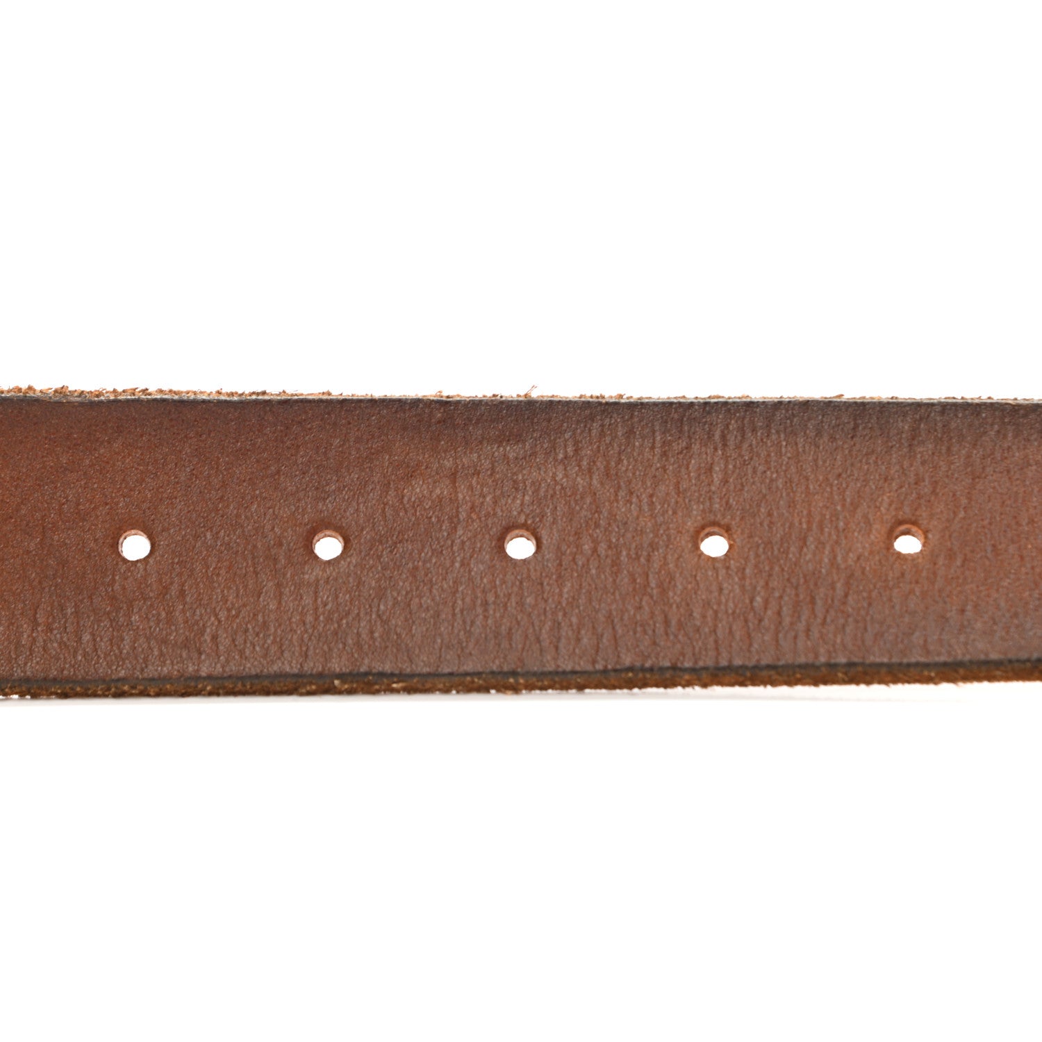 Gucci Cuoio Toscano Nickel Double Double G 40mm Belt 95 38 Cuir 5 of 7