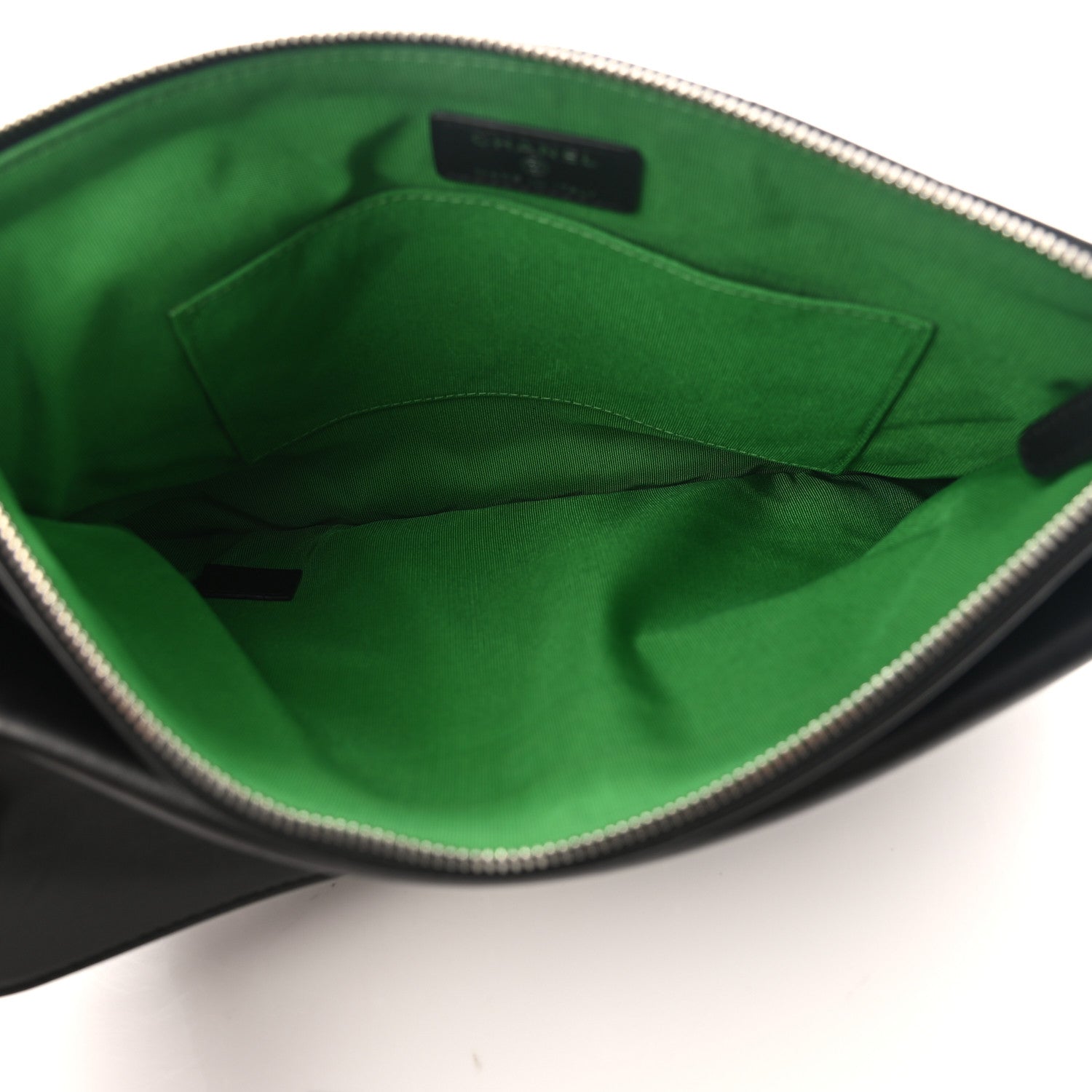 Chanel Lambskin Tweed Quilted Medium Flap Cosmetic Case Multicolor Black 5 of 9