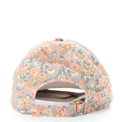 Gucci X LIBERTY OF LONDON Canvas Infinity Abbey Baseball Hat Perfect Pink Ivory 4 of 9
