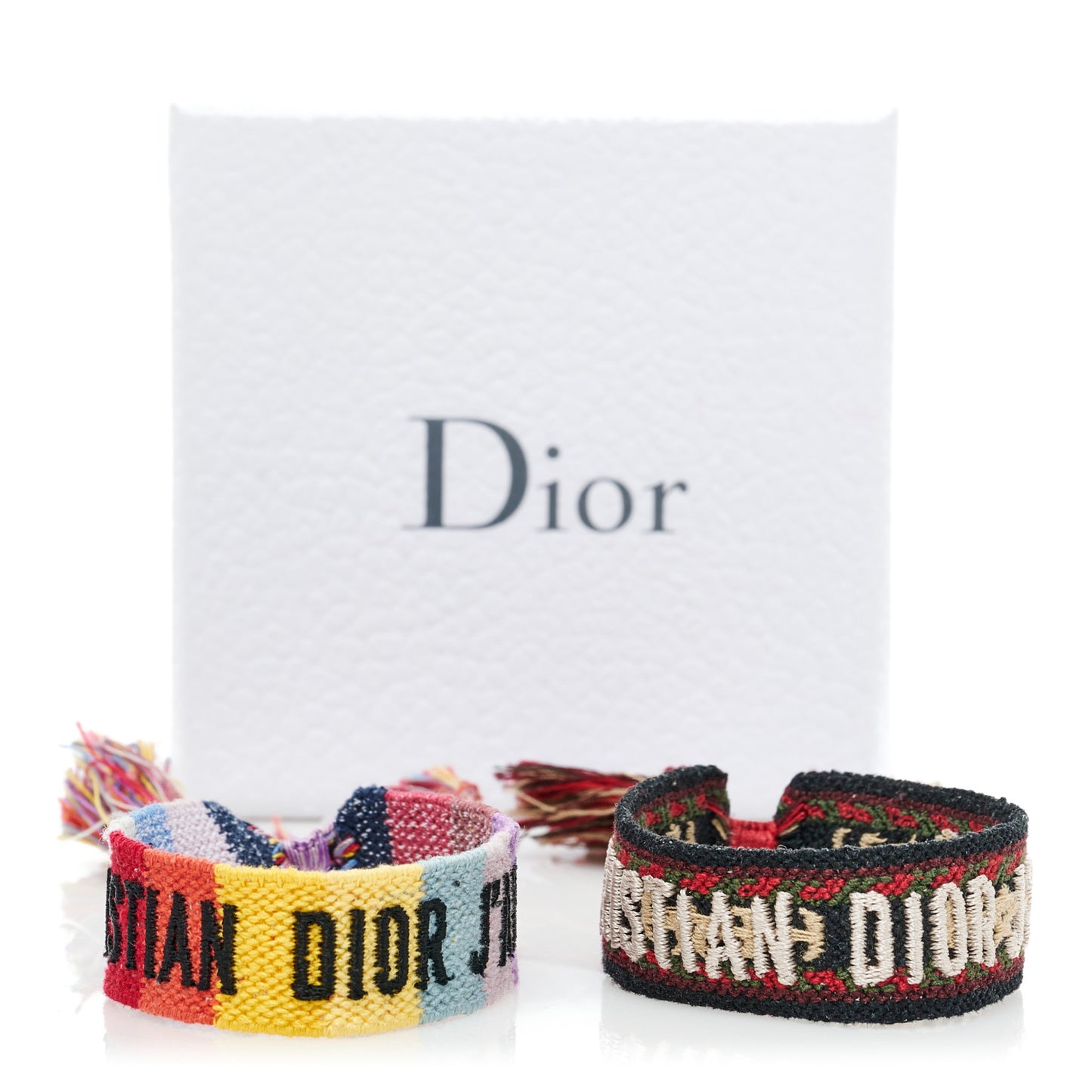 Woven Cotton J'Adior Friendship Bracelet Set Multicolor