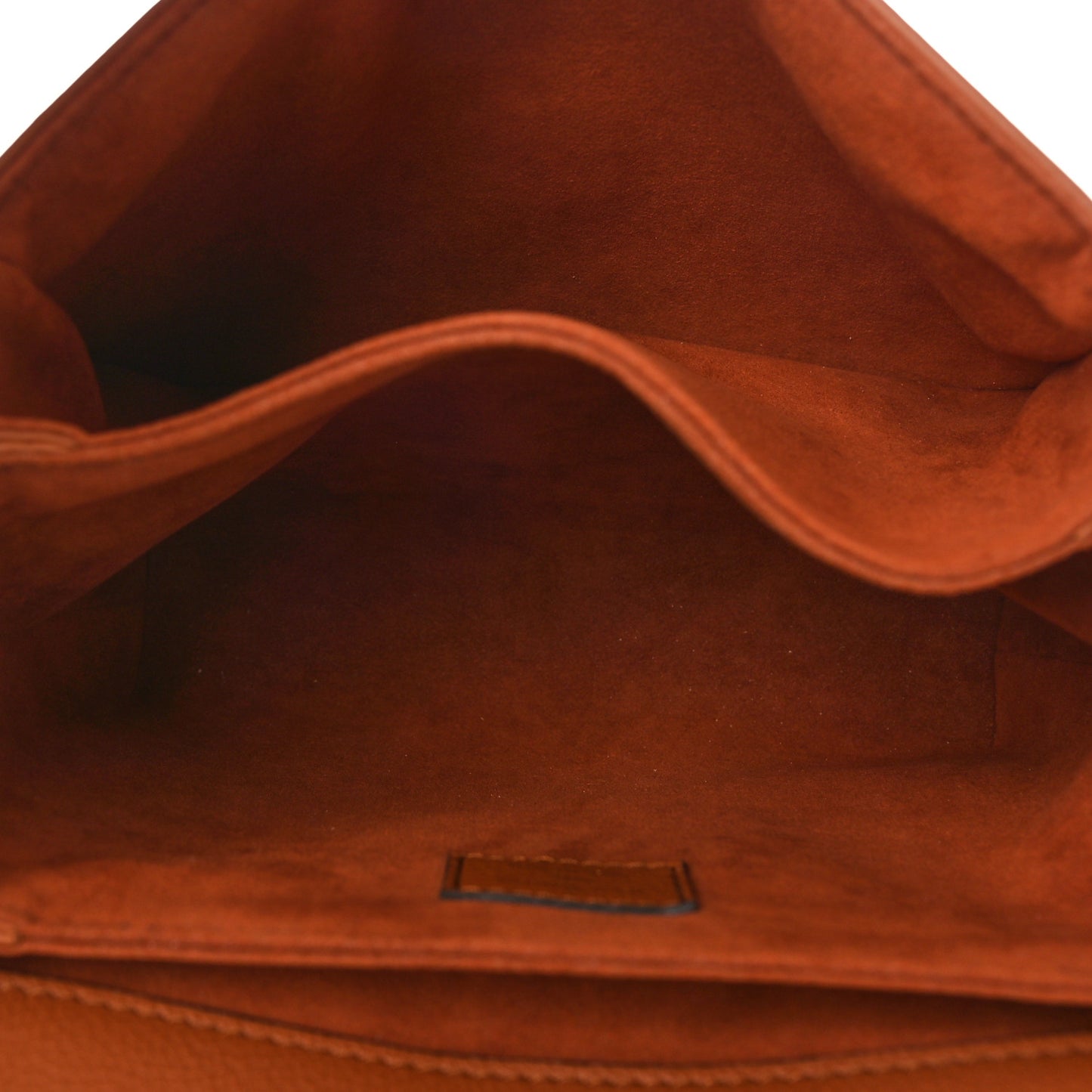 Grained Calfskin Lockme Oxford Cognac