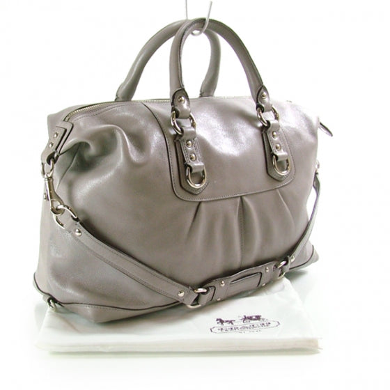 COACHLeatherMadisonSABRINAToteGrey